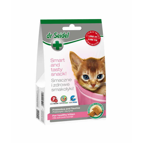 Dr.Seidel Snacks Kitten 50g - kaķēniem ar prebiotiķiem un taurīnu