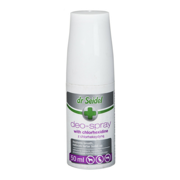 Dr.Seidel Deo-Spray with Chlorhexidine 50ml - līdzeklis ar hlorheksidīnu zobiem un smaganām