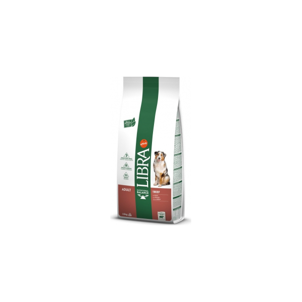 LIBRA DOG ADULT BEEF 14KG - VISU ŠĶIRŅU SUŅIEM (LIELLOPS)