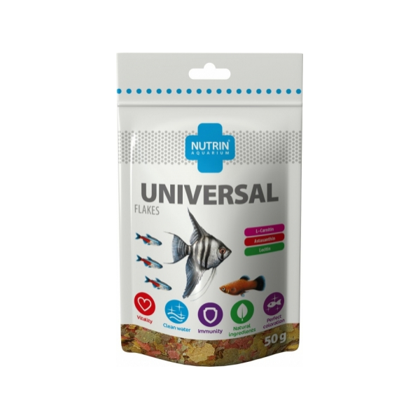 NUTRIN  Aquarium - UNIVERSAL FLAKES 50gr