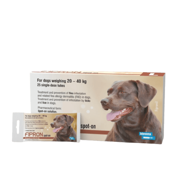 Fipron Dog L 268 мг - Средство От Эктопаразитов Для Собак Весом От 20 До 40 кг, 1 шт