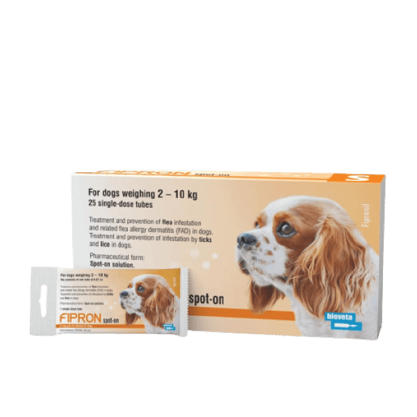 Fipron Dog S 67 мг - Средство От Эктопаразитов Для Собак Весом От 2 До 10 кг, 1 шт