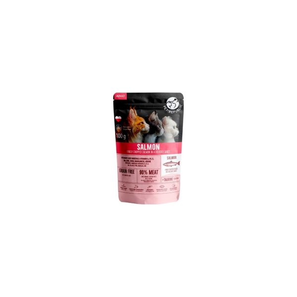 PetRepublic CAT ADULT SALMON 100g - pieaugušiem kaķiem ar lasi