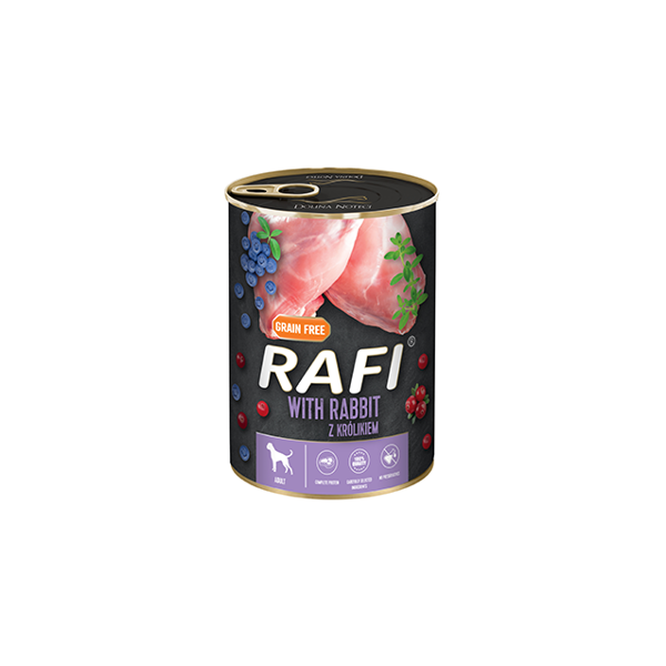 Piper Rafi Adult with Rabbit, Cranberry and Blueberry 400gr - Ar trusi, dzērvenēm un mellenēm