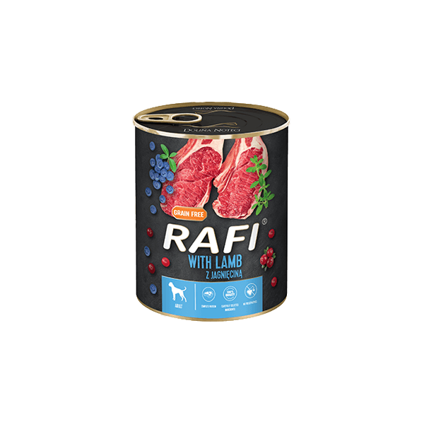 Piper Rafi Adult with Lamb, Cranberry and Blueberry 800gr - Ar jēru, dzērvenēm un mellenēm
