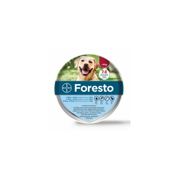 Ошейник Foresto 70cm для собак больше 8кг против блох, клещей 4.50+2.03G/G