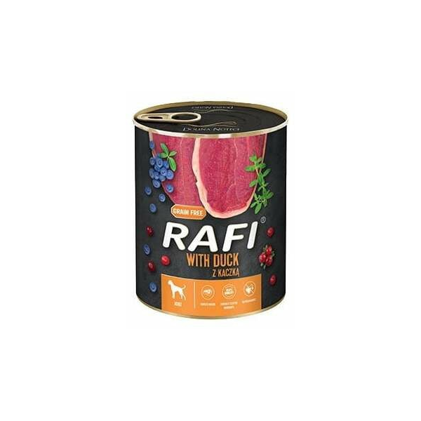 Piper Rafi Adult with Duck, Cranberry and Blueberry 800gr - Konservi ar pīli, dzērvenēm un mellenēm