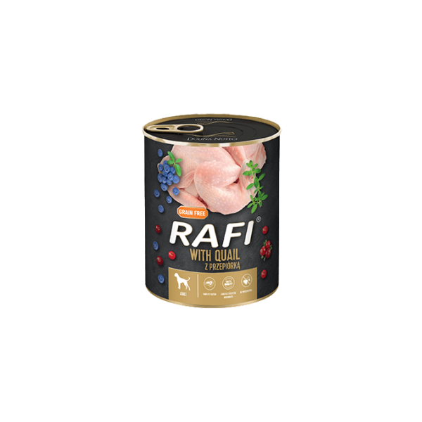 Piper Rafi Adult with Quail, Cranberry and Blueberry 800gr - Ar paipalu gaļu, dzērvenēm un mellenēm