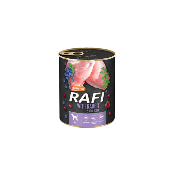 Piper Rafi Adult with Rabbit, Cranberry and Blueberry 800gr - Ar trusi, dzērvenēm un mellenēm