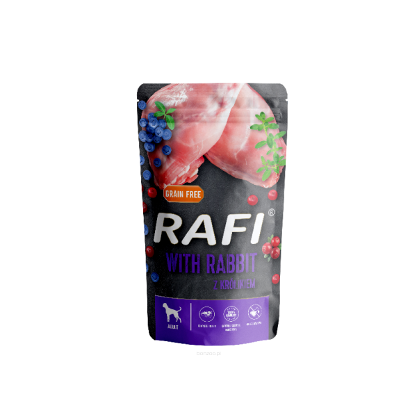 Piper Rafi Adult with Rabbit, Cranberry and Blueberry 500gr - Ar trusi, dzērvenēm un mellenēm