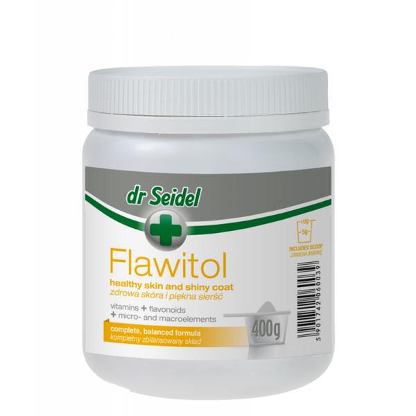 Dr.Seidel Flawitol Healthy Skin and Shiny Coat 200tbl/320g - suņiem ādai un spalvai