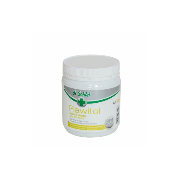 Dr.Seidel Flawitol Senior Dogs 200tbl/320g - suņiem, vecākiem par 7 gadiem - vispārējai veselībai un locītavām