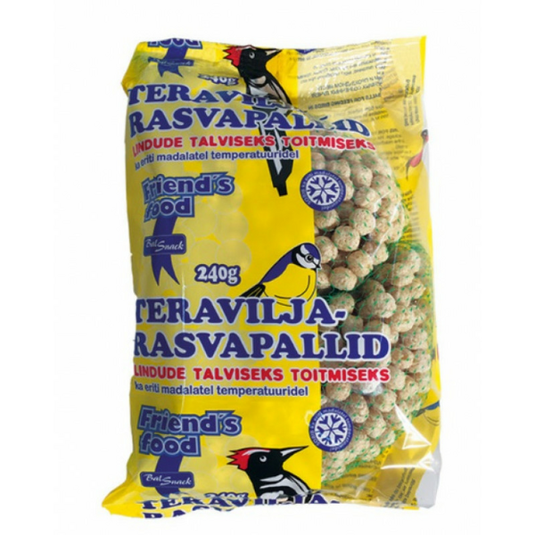 Friend`s Food graudu-tauku bumbiņas tīklā 2*120g