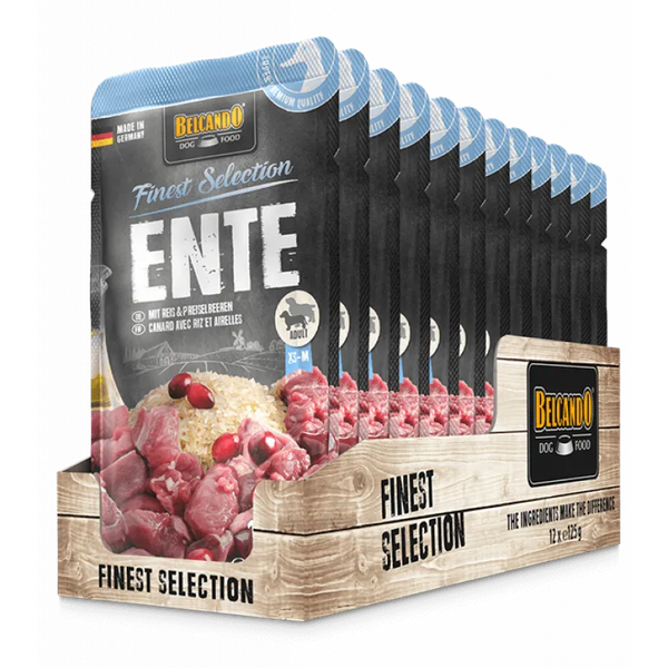 Belcando Duck with Rice&Lingonberries 300gr - Suņu konservi ar pīles gaļu, rīsiem un brūklenēm, 4 image