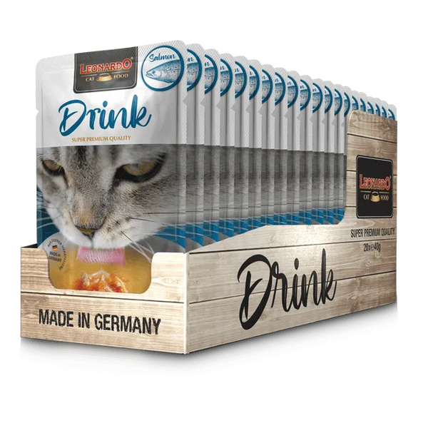 Leonardo Drink Salmon 40gr - Zupa ar lasi kaķiem, 2 image