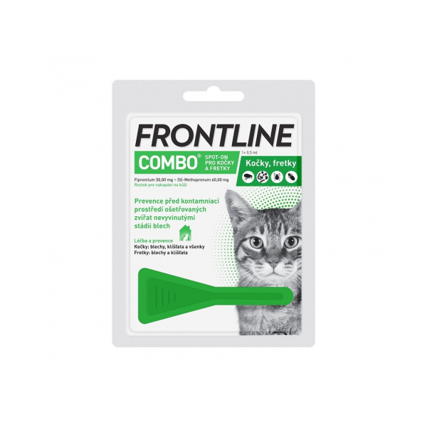 Frontline Combo Cat 1шт - Капли от блох и клещей для кошек и хорьков