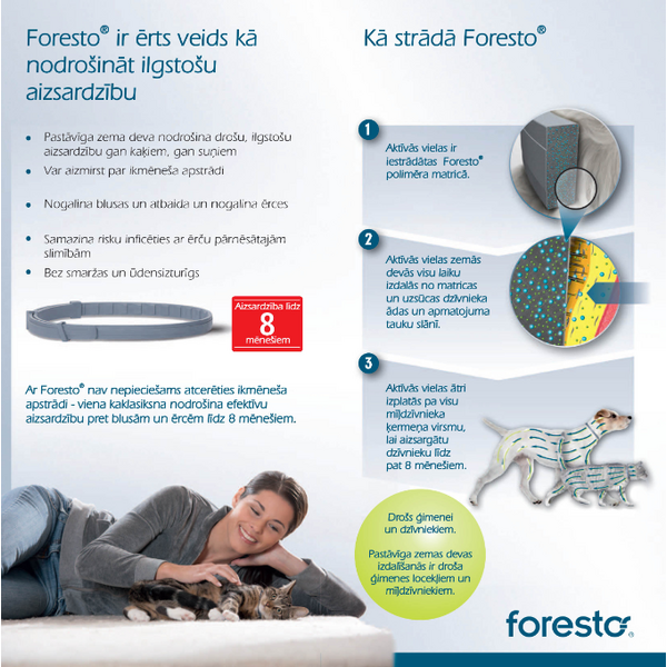 Ошейник Foresto 70cm для собак больше 8кг против блох, клещей 4.50+2.03G/G, изображение 3