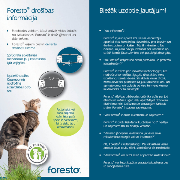 Ошейник Foresto 70cm для собак больше 8кг против блох, клещей 4.50+2.03G/G, изображение 5