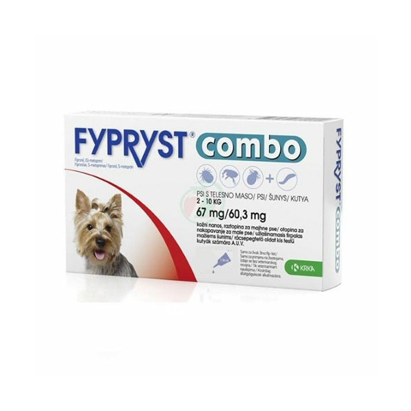 Fypryst Combo Spot-on капли от паразитов для собак 2-10 kg 67mg 1шт