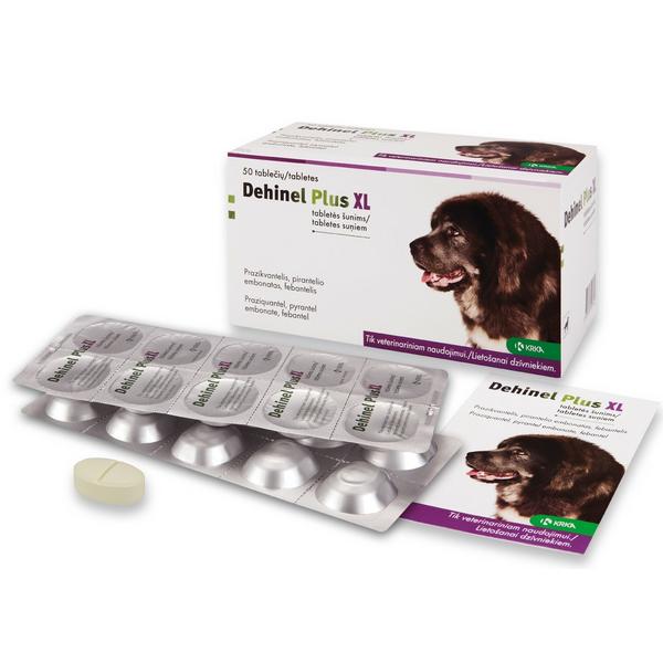 Dehinel Plus XL таблетки от глистов для больших собак 1шт