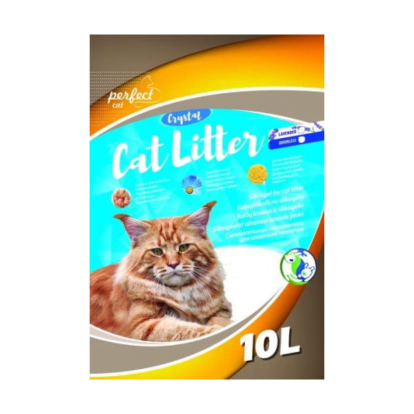 Pefect Cat SILIKONA SMILTIS KAĶIEM 10L AR LAVANDU