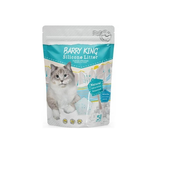 Barry King smalkās silikona smiltis kaķiem extra fine 5L