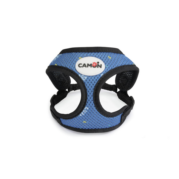 Krūšu siksna AZZURRO MINI ar pavadu, zila XS-S