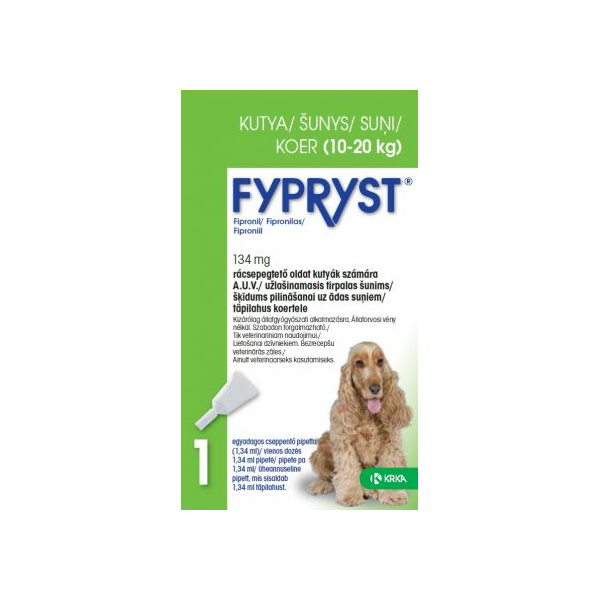 Fypryst Dog 10-20 kg 134 mg - Капли от паразитов для собак