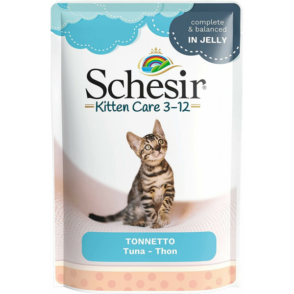 Schesir Kitten Tuna 85g - tuncis želejā kaķēniem