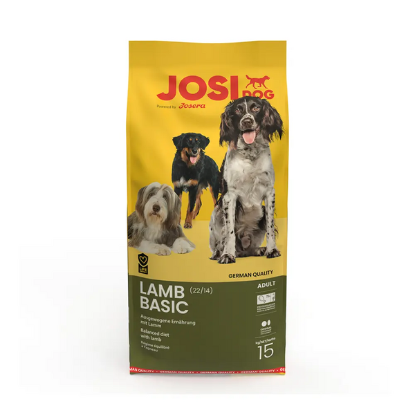 Josera Petfood Josera P suņiem JosiDog Lamb Basic 15 kg