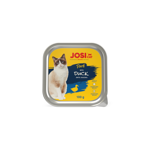 Josera JosiCat Pate with Duck 100gr - Pīles gaļas pastēte