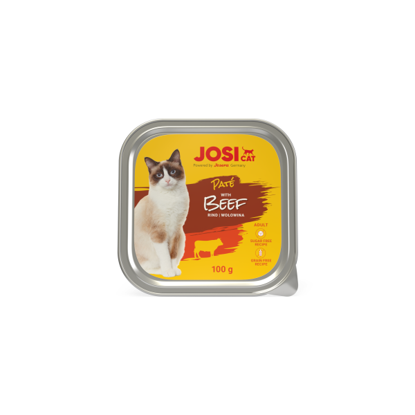 Josera JosiCat Pate with Beef 100gr - Liellopa gaļas pastēte