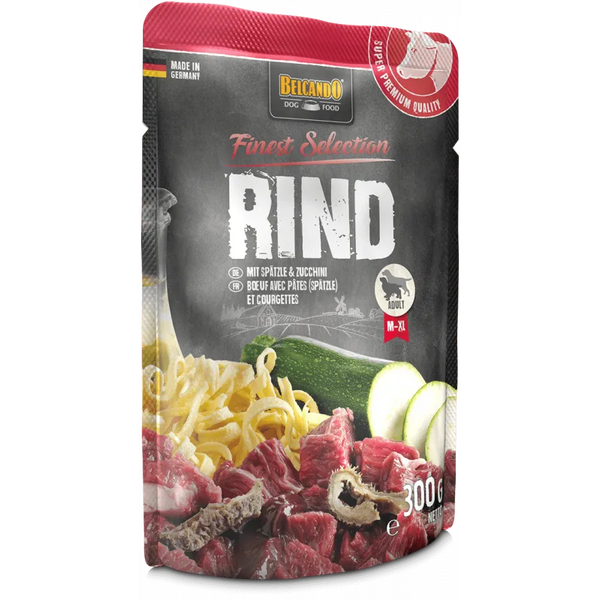 Belcando Beef with Spaetzie&Courgette 300gr - Suņu konservi ar liellopu gaļu, nūdelēm un cukini, 3 image