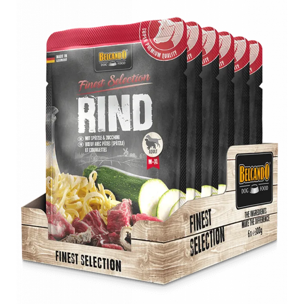 Belcando Beef with Spaetzie&Courgette 300gr - Suņu konservi ar liellopu gaļu, nūdelēm un cukini, 4 image