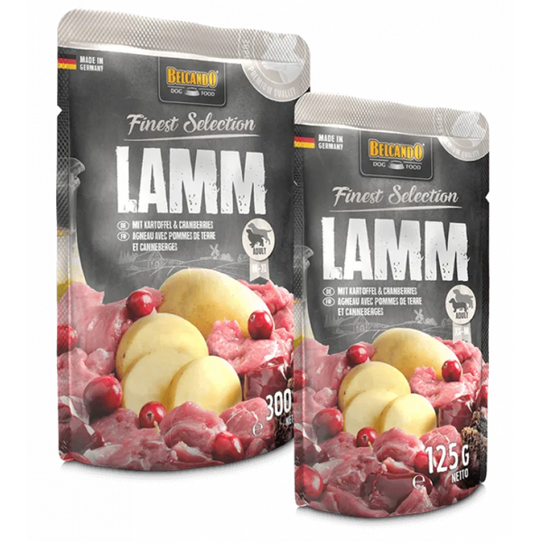 Belcando Lamb with Potatoes&Сranberries 300gr - Suņu konservi ar jēra gaļu, kartupeļiem un dzērvenēm