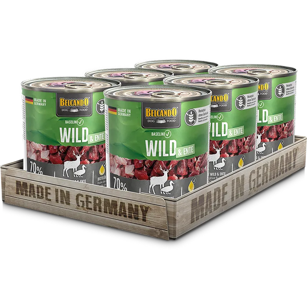 Belcando Baseline with Wild and Duck 800gr - Консервы для собак с уткой и оленем, изображение 4