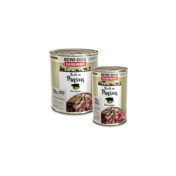 Bewi Dog rich in beef tripe 400g - Suņiem ar sulīgu liellopu kuņģi