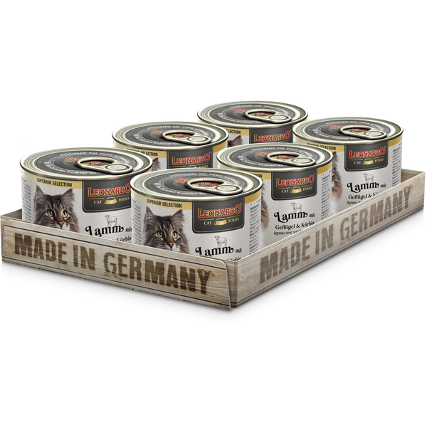 Leonardo LEO Superior Lamb with poultry & pumpkin 200g - Konservi kaķiem ar jēru, vistas gaļu un ķirbi, 2 image