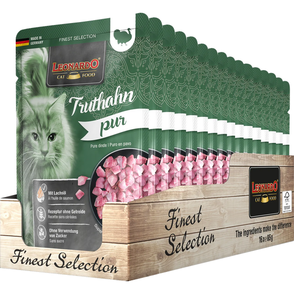 Leonardo Pure Turkey kaķiem 85gr - Tīrs tītars, 2 image