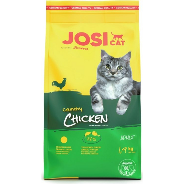 Josera Petfood Josera P kaķiem JosiCat Crunchy Chicken 1.9 kg
