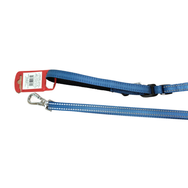 Pavada suņiem zila kr. un atstaroj. šuvēm 25x1200/2000mm