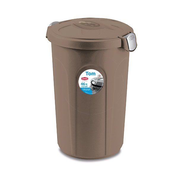 Контейнер для корма TOM коричневый 46 L   р-р cm 44,5x40x61h