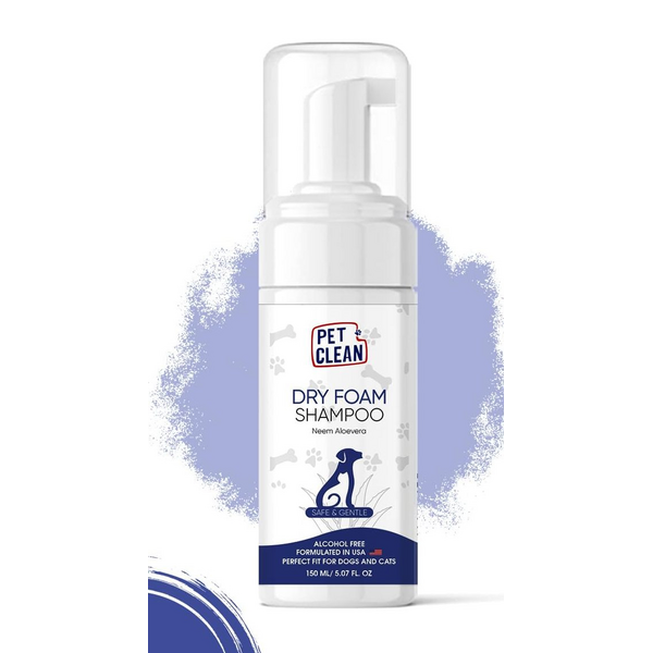 DRY FOAM SHAMPOO CUCUMBER MELON 150ml - bezūdens un drošs tīrīšanas līdzeklis jūsu mājdzīvniekam
