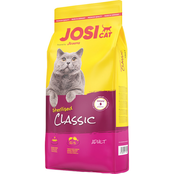 Josera Petfood Josera P kaķiem JosiCat Sterilised Classic 10 kg