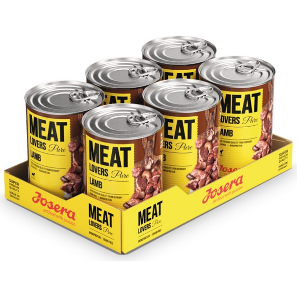 Josera Petfood Konservi JOSERA suņiem Meat Lovers Pure Lamb 800 g