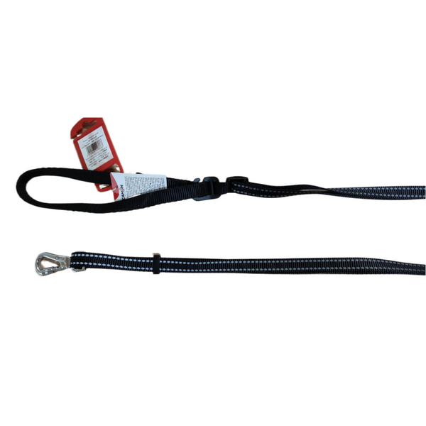 Pavada suņiem melna kr. un atstaroj. šuvēm 25x1200/2000mm