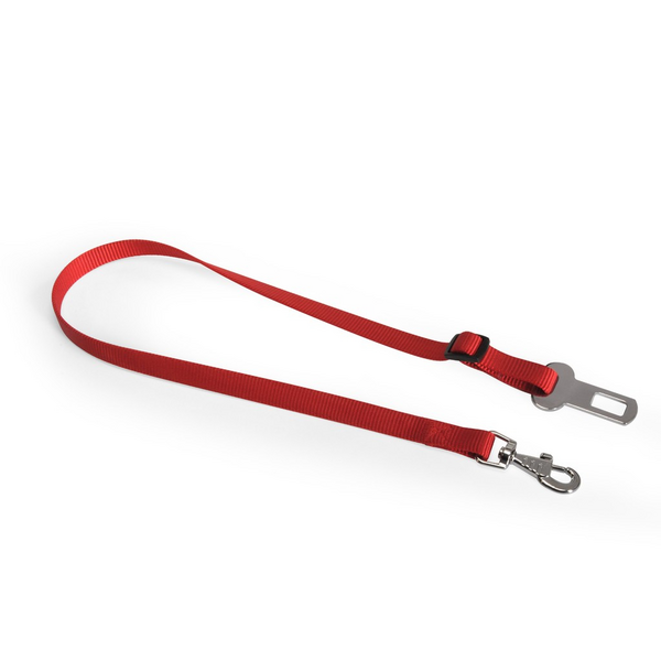 Car Safety Leash 25mm - automašīnas drošības josta, platums 25mm SARKANS