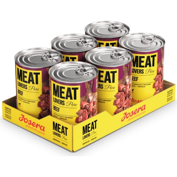 Josera Petfood Konservi JOSERA suņiem Meat Lovers Pure Beef 800 g