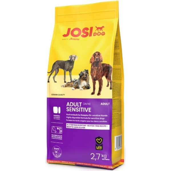 Josera Petfood Josera P suņiem JosiDog Adult Sensitive 2.7 kg