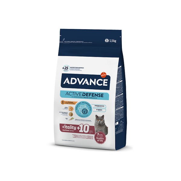 ADVANCE CAT SENIOR 10+ STERILIZED  1.5KG - ДЛЯ ПОЖИЛЫХ СТЕРИЛИЗОВАННЫХ КОШЕК (КУРИЦА)